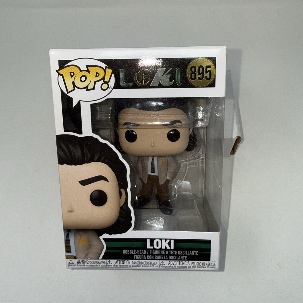 Funko POP Loki in TVA Coat #895 Marvel Loki Bobble Head Vinyl Figure